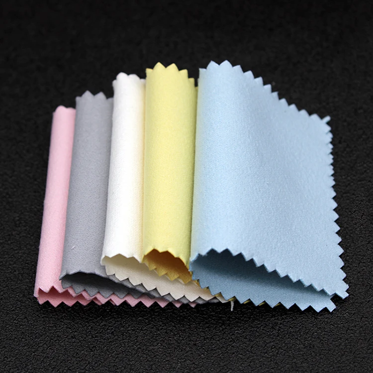 Wholesale Custom Eco-Friendly Anti Tarnish Gold Silver Polishing Cloth for Jewelry Cleaning