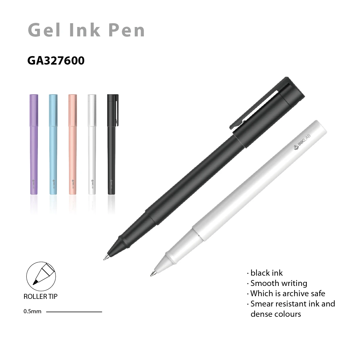 Colorful Gel Pens Custom Logo Multicolor Retractable Pen Wholesale OEM Gel Ink Pens