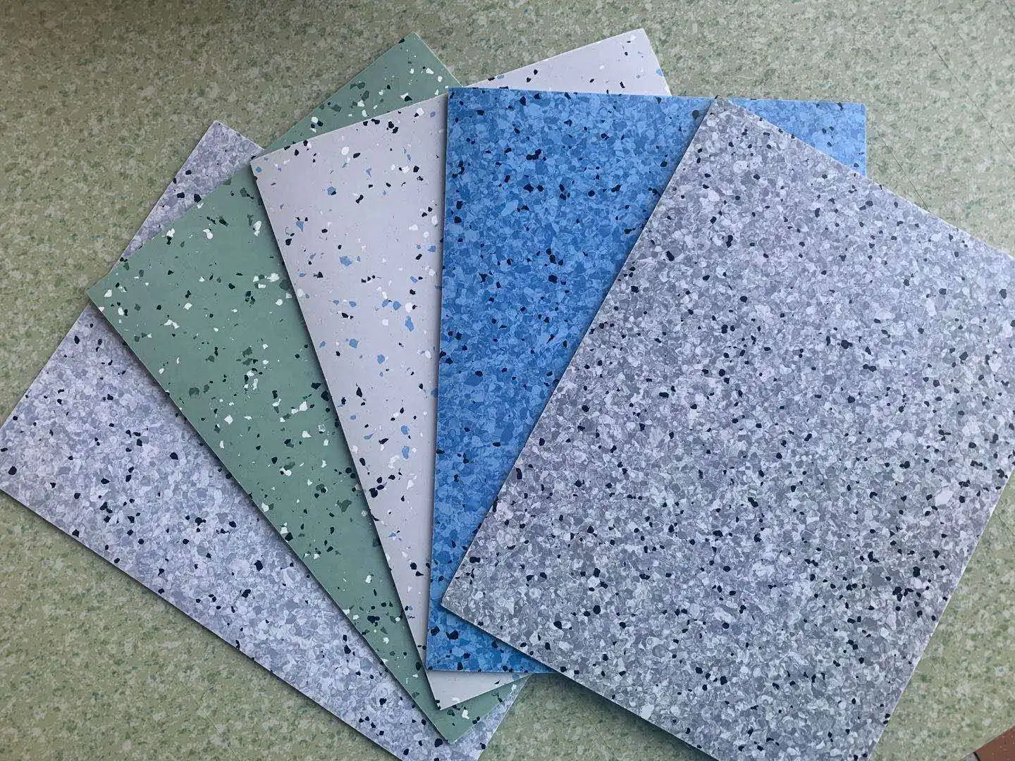 2mm to 3mm Commercial Colorful Vinyl Flooring Rolls Linoleum PVC Plastic Flooring Sheet Marble PVC Rolls