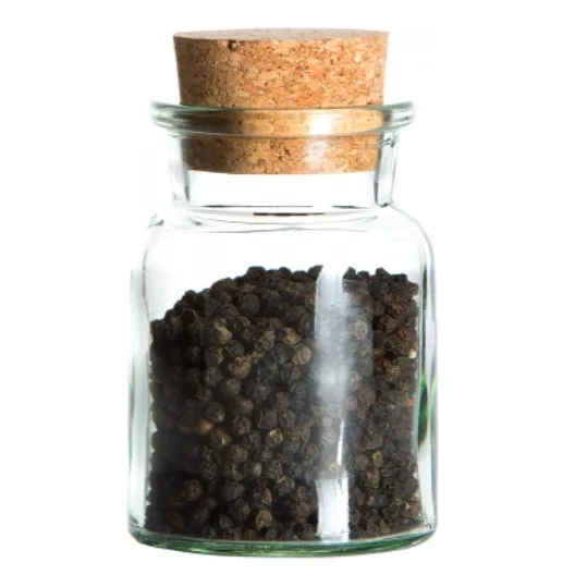 150 ml Glass Jars Containers Spice Jar with Wooden Lid