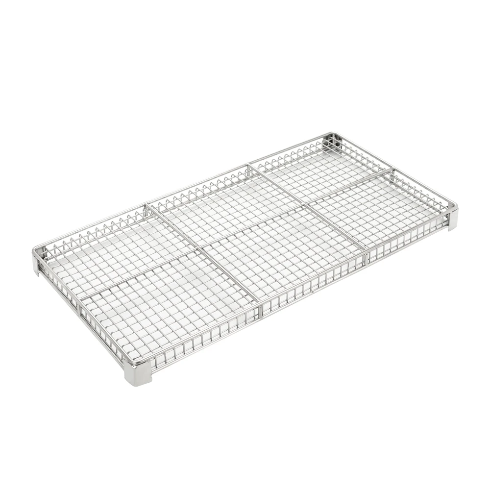 Custom-made Cooling net rack food grade 304 316 stainless steel wire mesh tray for food drying and dehydration