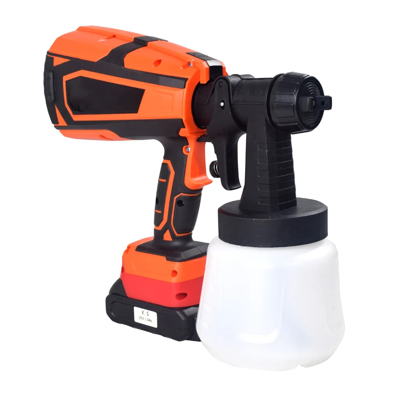 High-Power Rechargeable Airless Paint Sprayer Artifact Lithium Battery Spray Gun Pressure Feed DIY Plastic Coating Pot Spraying