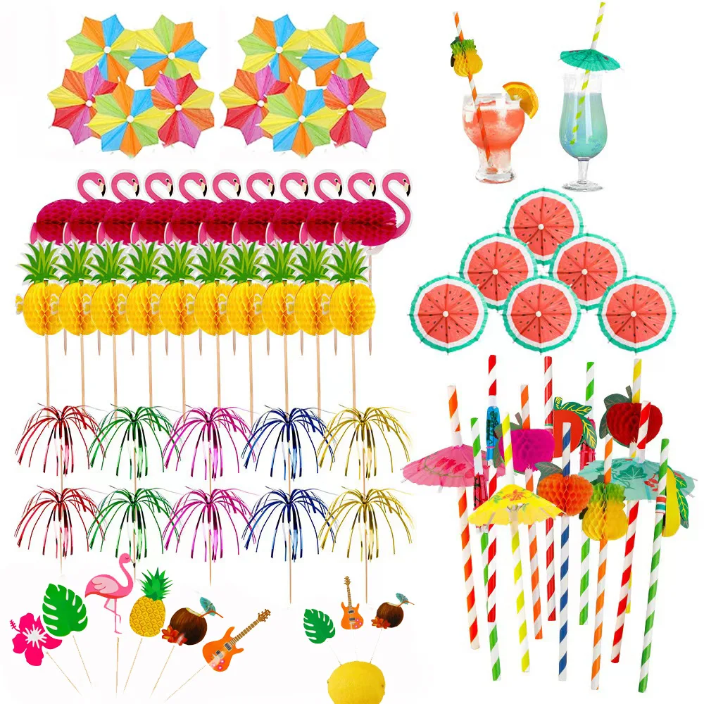 Disposable Plastic Straws Cocktail Straws Umbrella Decoration Bambus Flexible Bendable Bendy Colored Long Plastic Wedding 10000