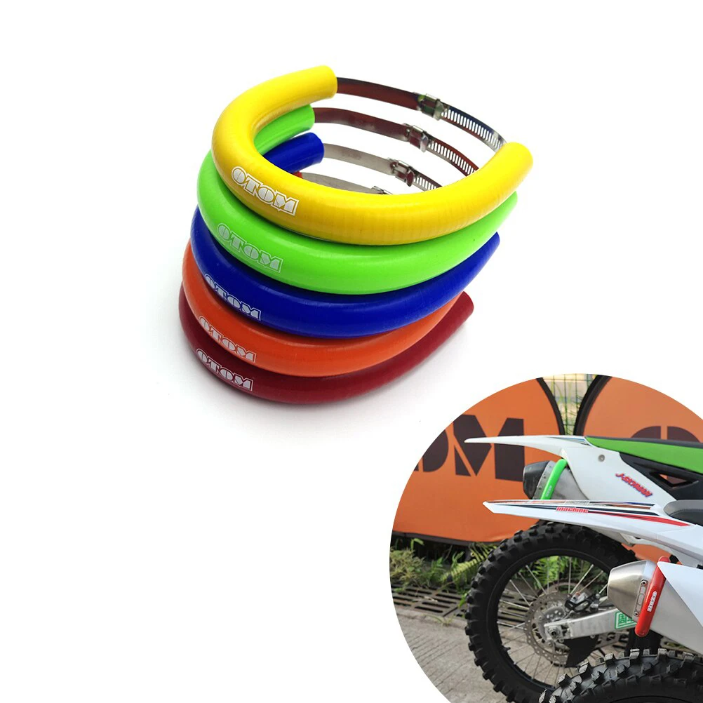 OTOM Motorcycle Dirt Bike Universal Accessories Exhaust Pipe Protection Ring Guard For KTM HONDA YAMAHA KAWASAKI SUZUKI