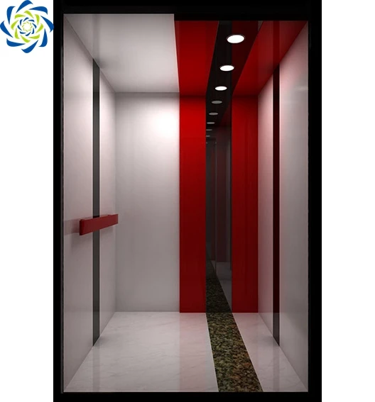 Fuji brand  high quality 320kg screw drive  luxury soundproof cheap indoor home lift villa elevator in china