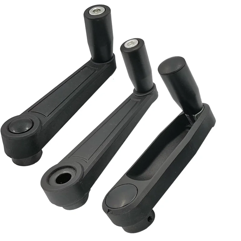 Machine tools round hole square hole 8 10 12 14 16 Plastic Folding Crank Handles folded handles