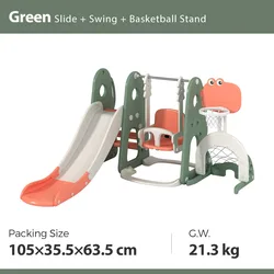 Детская мебель для ухода за ребенком, домашняя пластиковая детская горка и качели, набор для детской игровой площадки