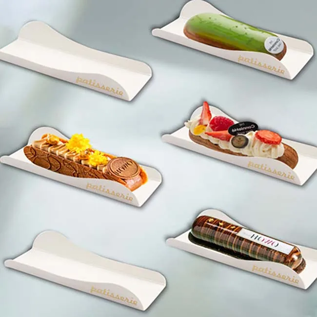 High quality thick  Eclair Cake Board for pastry and tacos holder