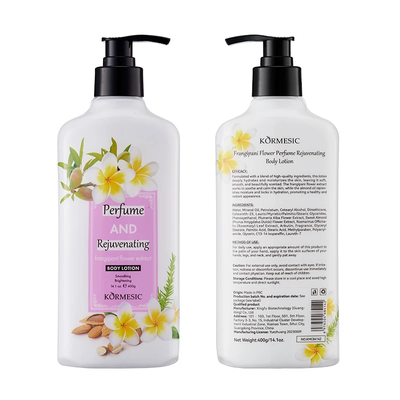 OEM ODM KORMESICPrivate Label Dry Skin Moisturizing Firming Natural Organic Vegan Whitening Milk Body Lotion