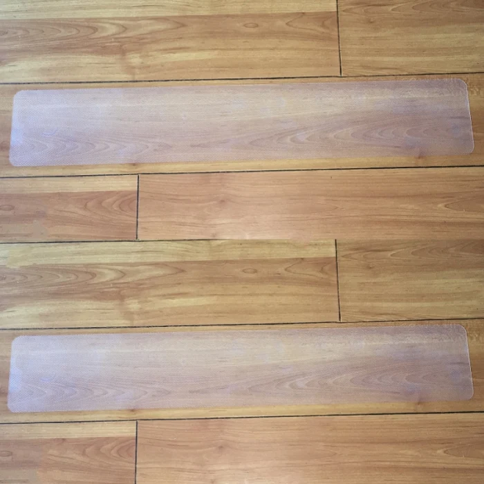 Pre-cut Adhesive Transparent Anti Slip Indoor Stair Tread Strips