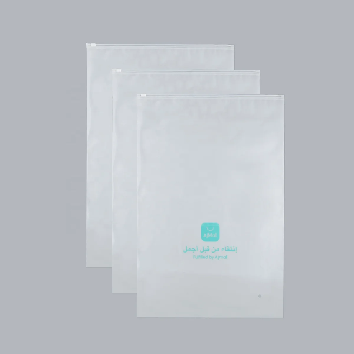 Plastic Material for clothing packaging zipper top sealing bags