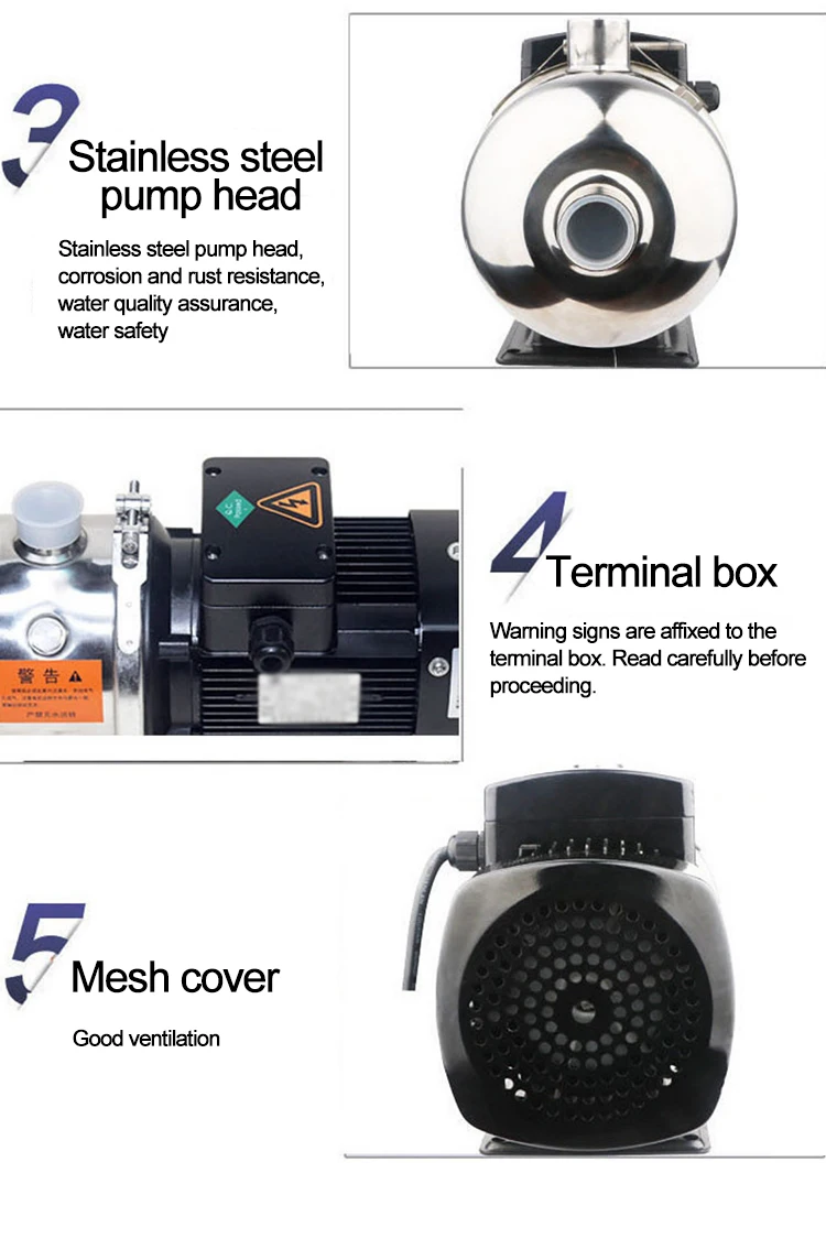 High Pressure CHL Series Light Reverse Osmosis System Small Centrifugal Water Pump