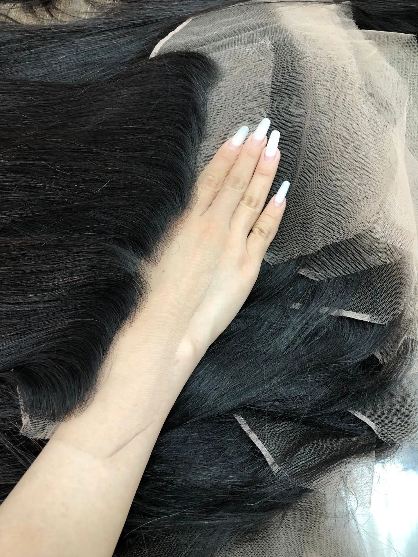 Natural Straight Transparent Hd Lace Frontal Human Hair Lace Front Brazilian Virgin Hair 13x6 Full Lace Front small knots