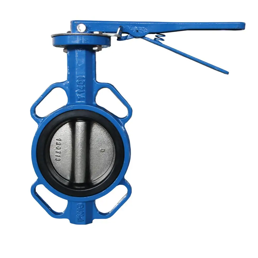 DN150 Universal Wafer type Butterfly Valve with Hand lever