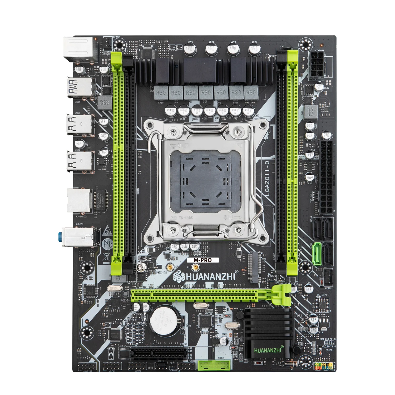 HUANANZHI M PRO LGA 2011 Motherboard Intel XEON E5 LGA2011 All Series DDR3 RECC Non-ECC Memory supports M.2 USB3.0 SATA