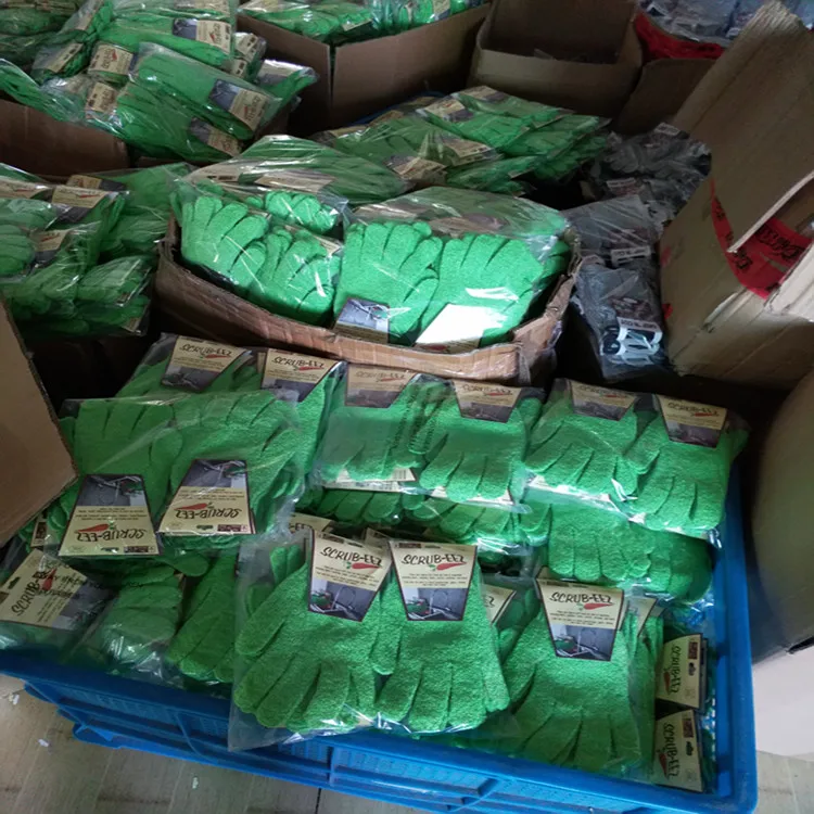 Oil Absorption Bamboo Magic Kitchen Cleaning Dish Washing Gloves