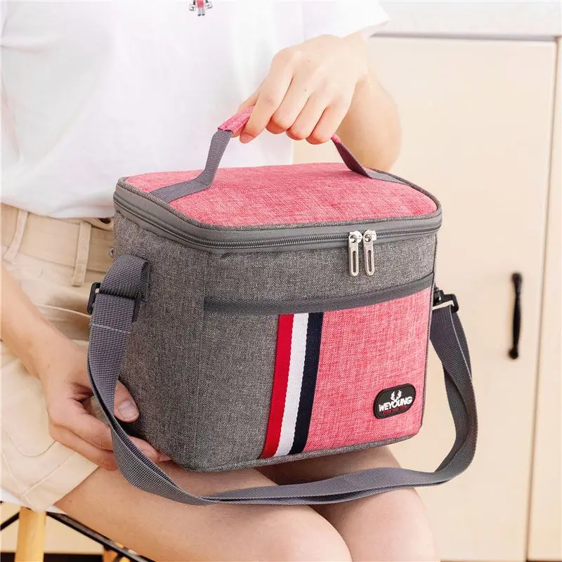 Oxford Lunch Bag Custom Logo Cooler Bag Insulated Waterproof Lunch Box Bag