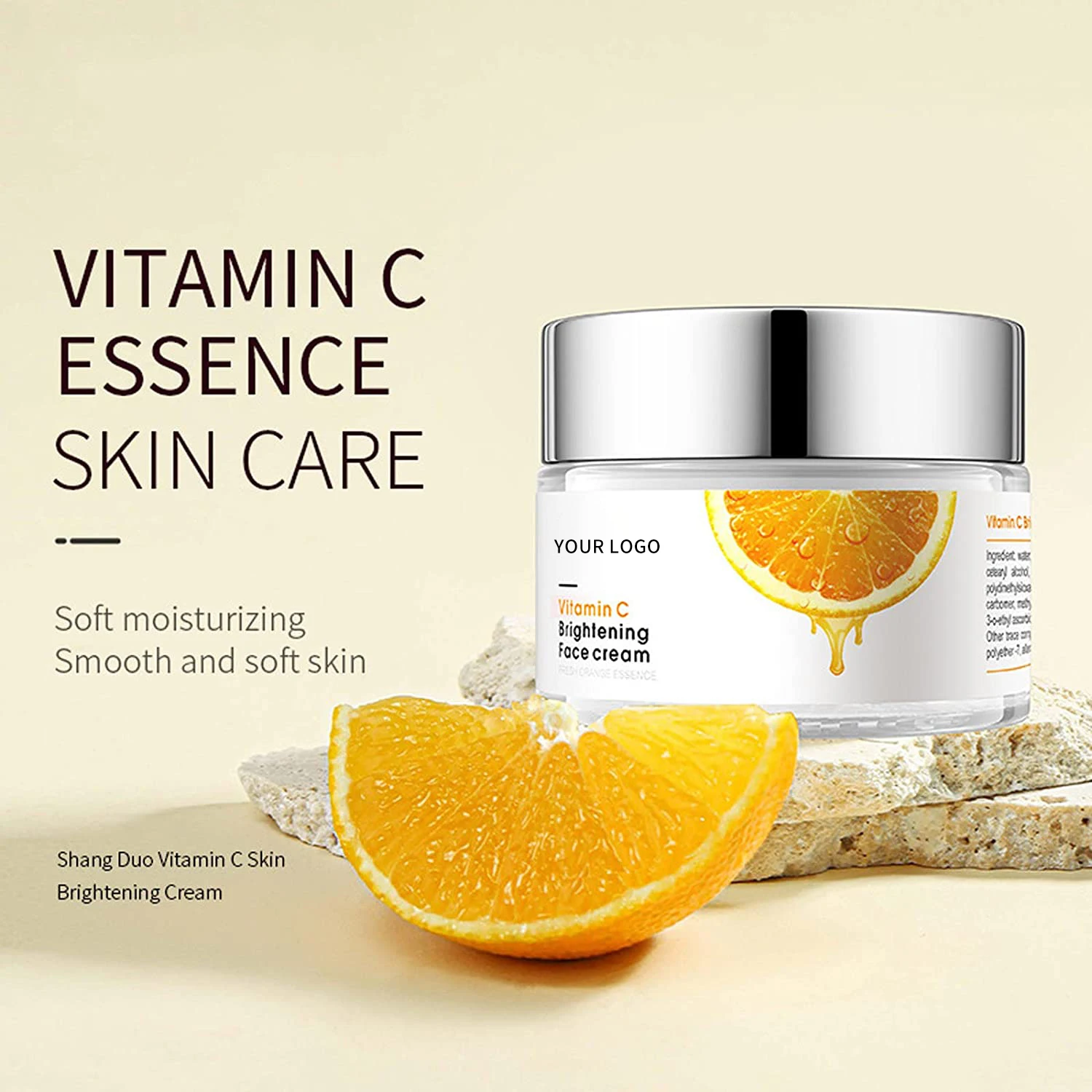 Vitamin C Skin Fast Brightening Whitening Face Cream Organic Facial Anti Aging Moisturising Face Cream