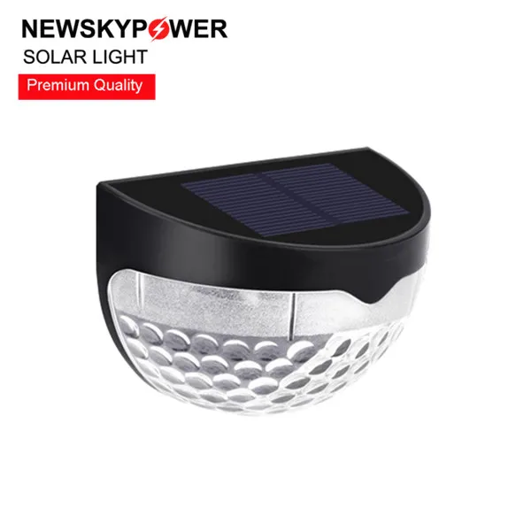 Hot Sale High Quality Outdoor Lighting Wall Lamp White Solar Deck Lights Fence Post Solar Lights