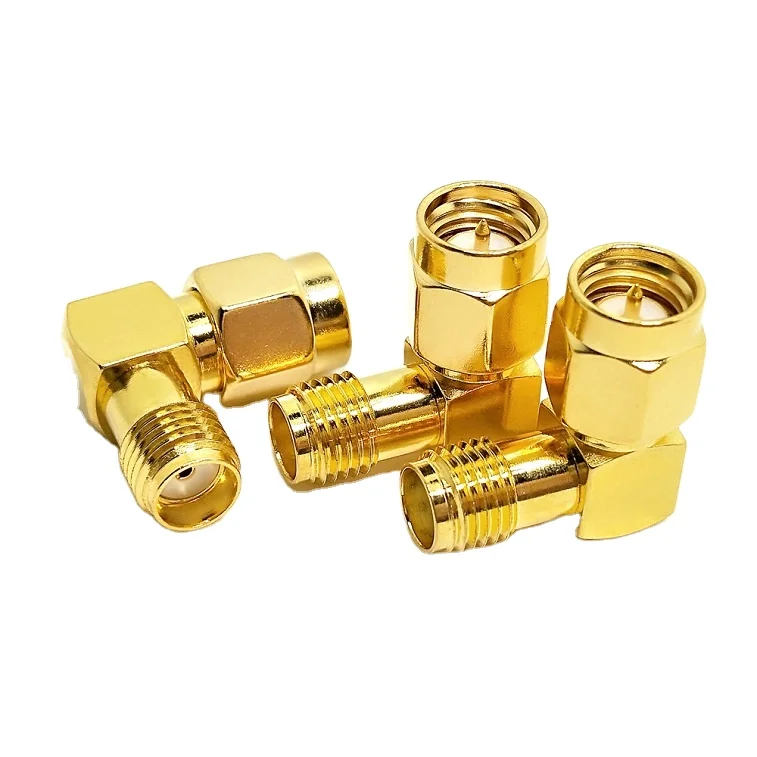 Elbow RF Converter SMA Type Male To Female Right Angle RF adapter Plug To Jack RF adaptor Connector