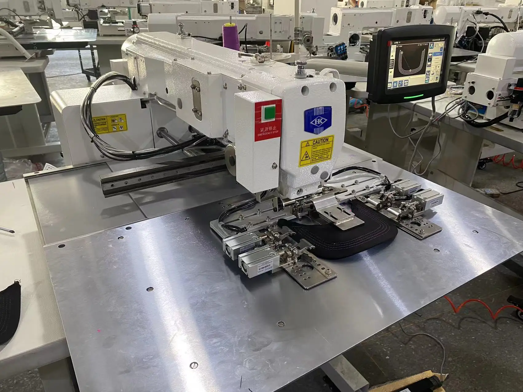 HK-3020 New design computer fully automatic sewing machine Hat pattern making sewing machine