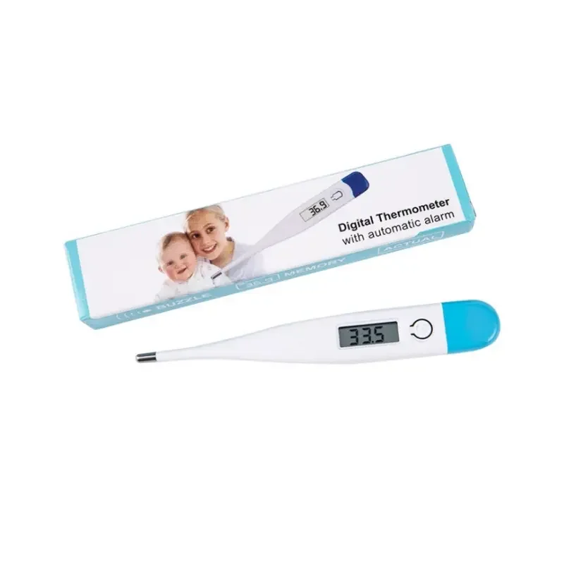 Children Body Fever Alarm Digital Thermometer with Removable Battery