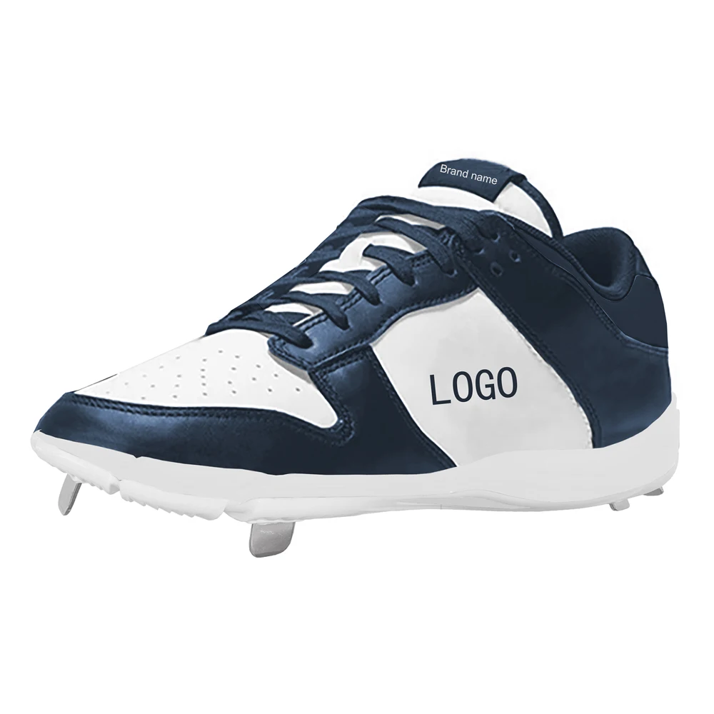 New design customized Professional men sports sneakers microfiber leather comfortable baseball shoes zapatos de beisbol