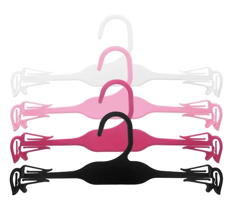 Colorful  plastic bra hangers, underwear hanger for display