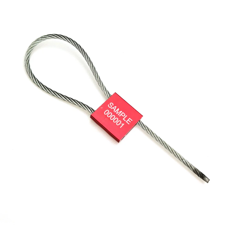 US-CC351 High Security Metal Aluminium Alloy Disposable Container Cable Entry Seal for Truck