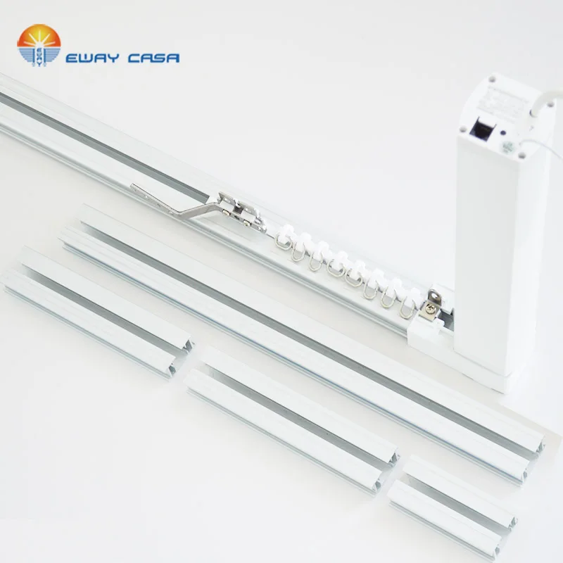 
Extendable Curtain Rod DIY Smart Curtain Motor Motorized Automatic Curtain Rails For Zigbee Electric NO.CM-LDBS-ZF 