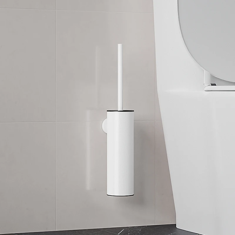 Hotel Stainless steel 304 silica gel toilet brush