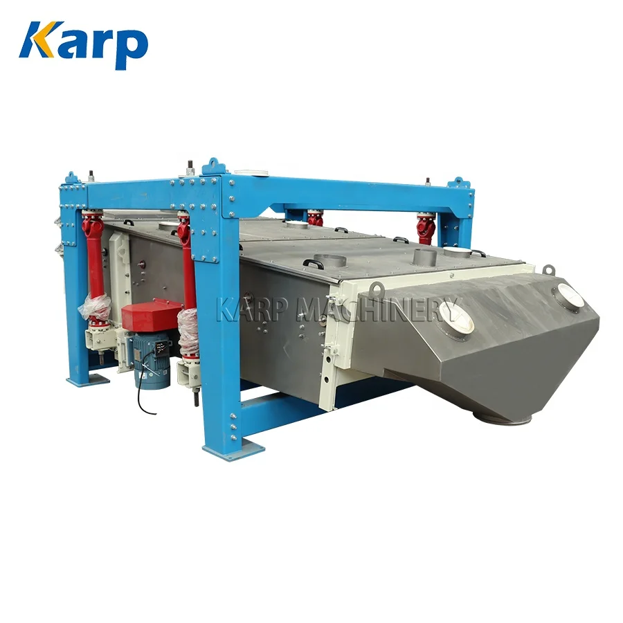 Carbon material Gyratory sieving machine sand linear vibratory sifter