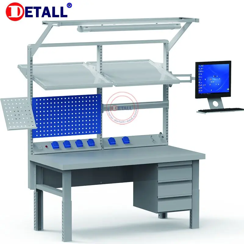 Detall ultimate storage garage workbench of heavy duty workstation