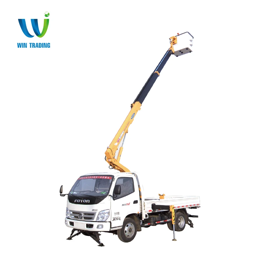 
20m Bucket Truck Aerial Working Truck Work Platform 1hd 220kg Max Beta Steel Turntable 