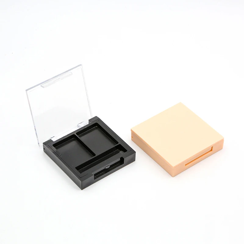 2 Color Powder Blush Packaging Custom Makeup Tool Box Blushes Concealer Empty Makeup Set Gift Box Blush Packaging Box