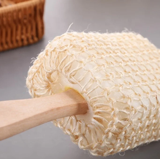 High Quality Loofah Body Brushes Bath Sponge Dry Exfoliating Silicone Cleaning Shower Body Bath brushes sponges