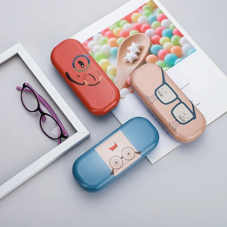 Wholesale factory kids designer case optical lens container custom eyewear case cute spectacle case