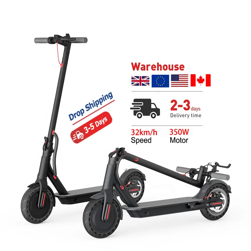 Hot sell Xiao mi Model free shipping 10.5Ah larger battery 35KM long range foldable electric scooter europe usa canada escooter
