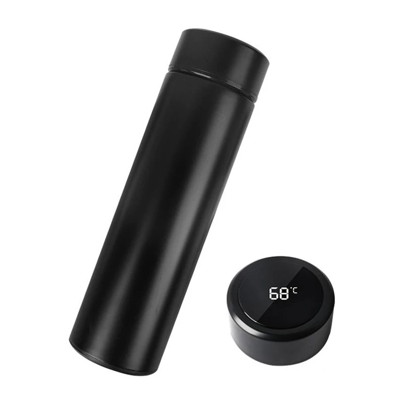 Stainless Steel Vacuum Sublimation Thermo Mug Led Temperature Bottle Travel Water Custom Logo Drinking Tumbler Cup