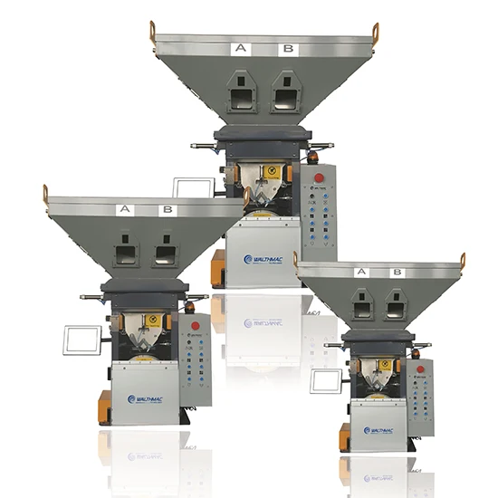Gravimetric Blender For Film Blown Machine Pipe Extruder Plastic Granule Material Dosing And Mixing Gravimetric Blender