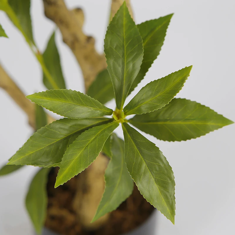 90cm Artificial Plants Potted Plants with Natural Wood Japanese Andromeda Indoor Tree for Home Decor