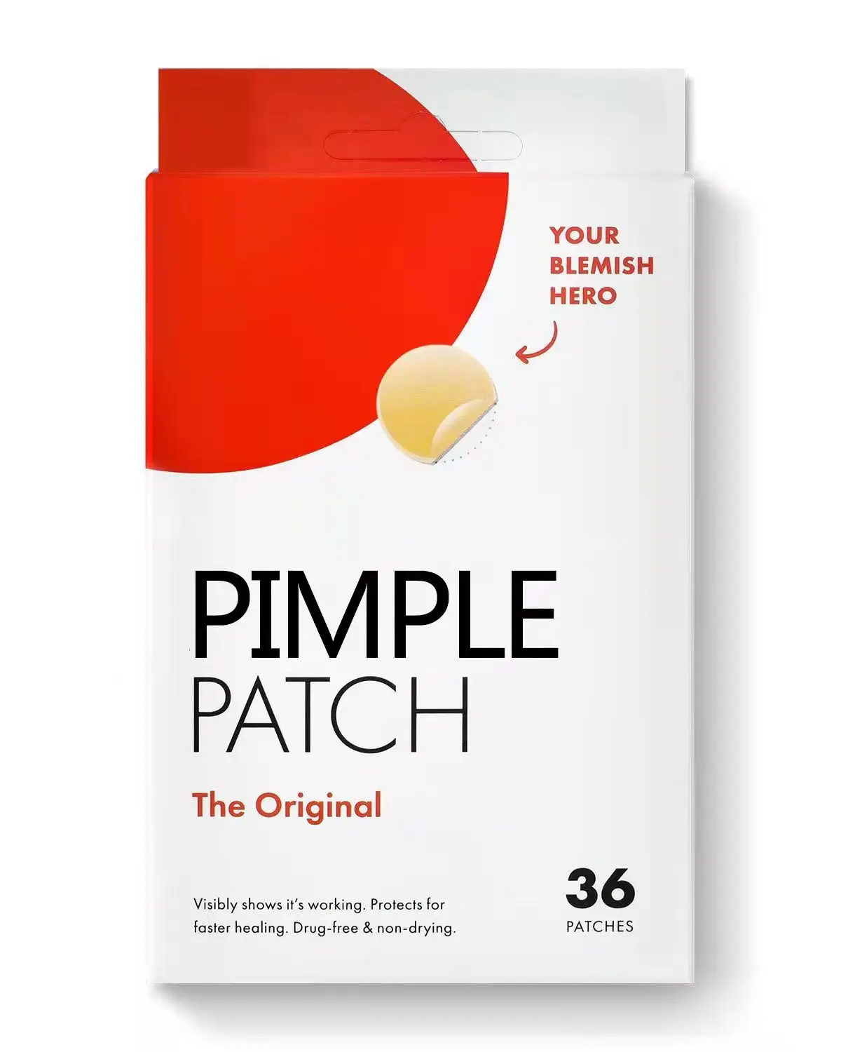 Private Label Hydrocolloid Acne Pimple Patch for Zits and Blemishes, Spot Treatment Stickers for Face and Skin
