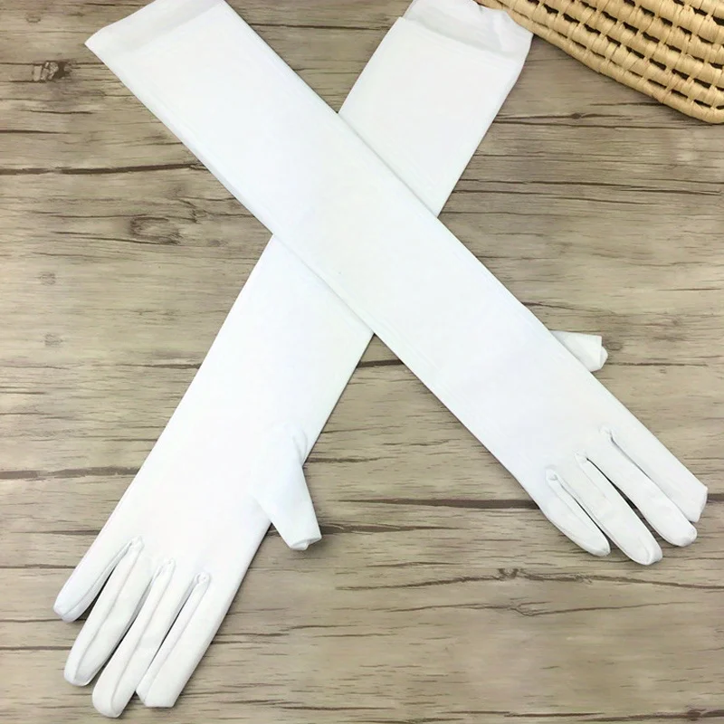 Women Long Ladies Gloves Elbow Summer Sun Protection Long Driving Gloves Opera Evening Party Prom Female Gloves