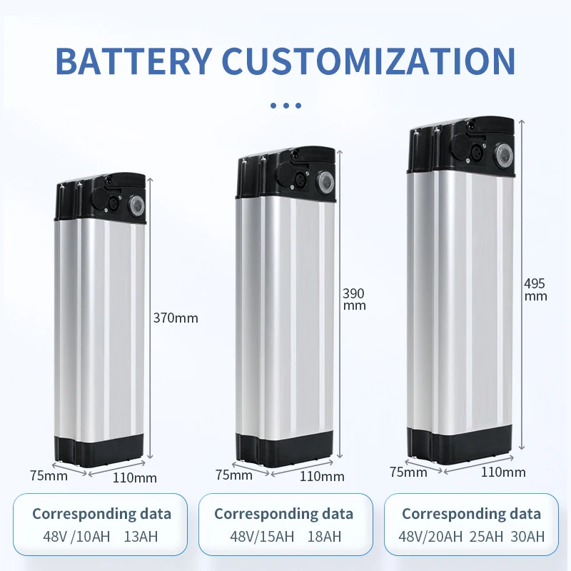 Top Quality Fast Delivery 36V 48V 60V 72V Electric Bicycle 18650 Hailong Ebike Battery 48V Lithium Ion Battery E Bike Battery