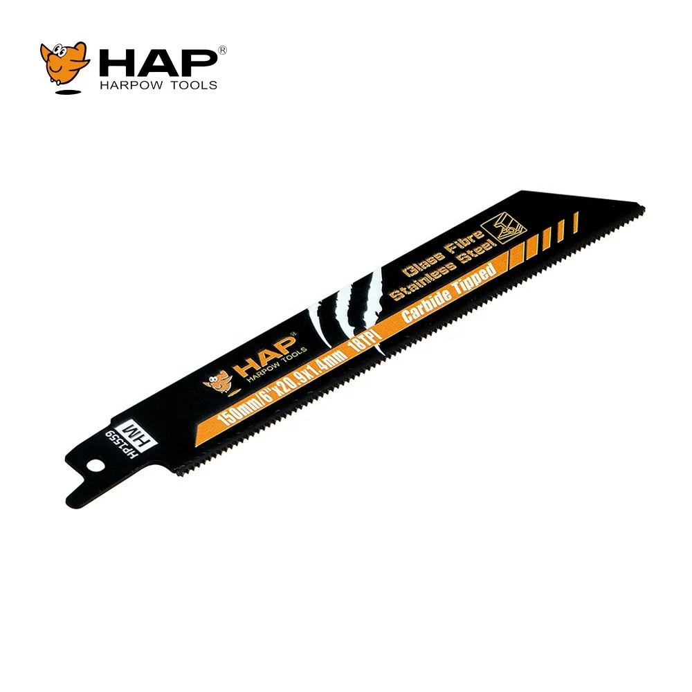 Профессиональный уровень 6 дюймов 18TPI твердосплавные пилы для резки стекла из нержавеющей стали