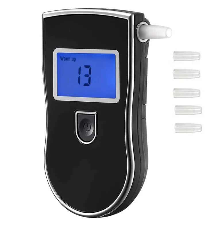 Breathalyzer, Portable Breath Alcohol Tester Digital Alcohol Detector for Drive Or Home Use, High Accuracy Semiconductor Sensor
