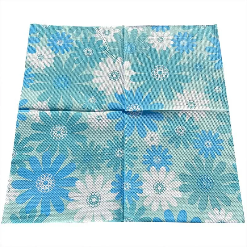 Супер качество Virgin (не подвергавшиеся химическому воздействию), целлюлозно-2 слоя 13 GSM одноразовые партии свадебное рестораны Подгонянные бумажные салфетки