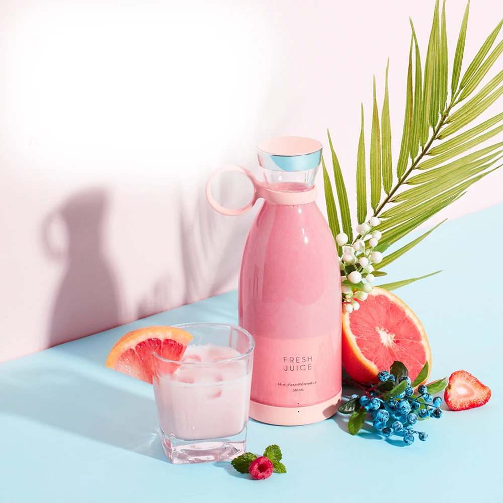 New Arrivals 350ml USB Rechargeable Portable Electric Mini Juicer Blender
