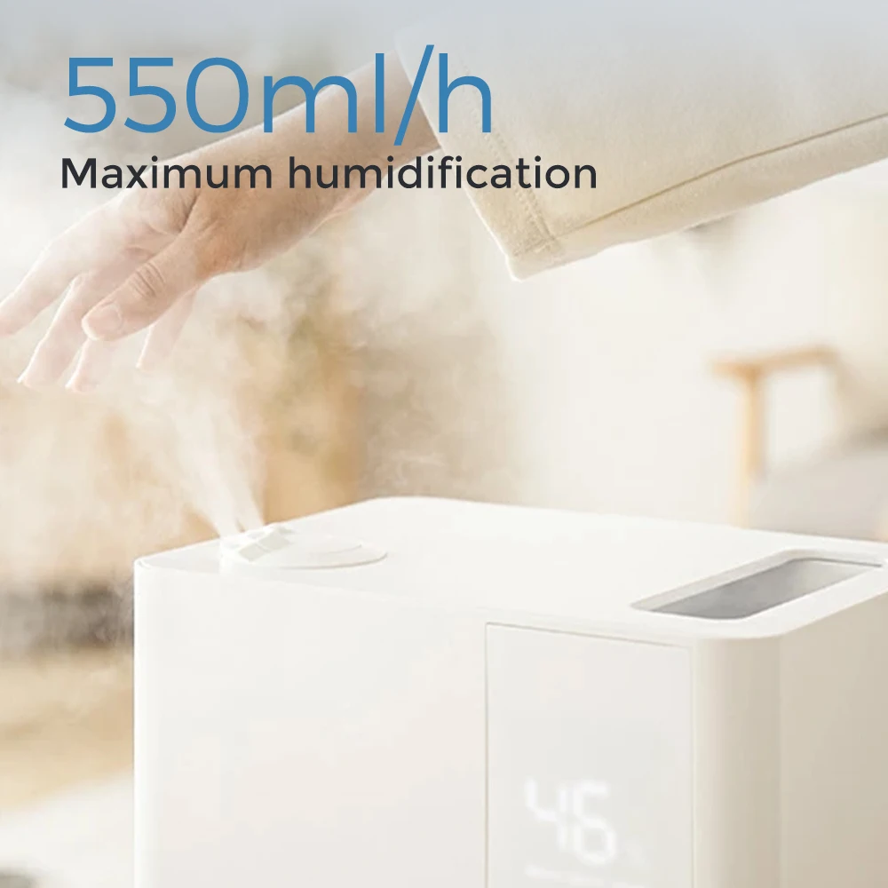 Высокое качество УФ увлажнитель большой емкости бесшумный 6.5L прохладный туман Maker для комнаты Антибактериальный