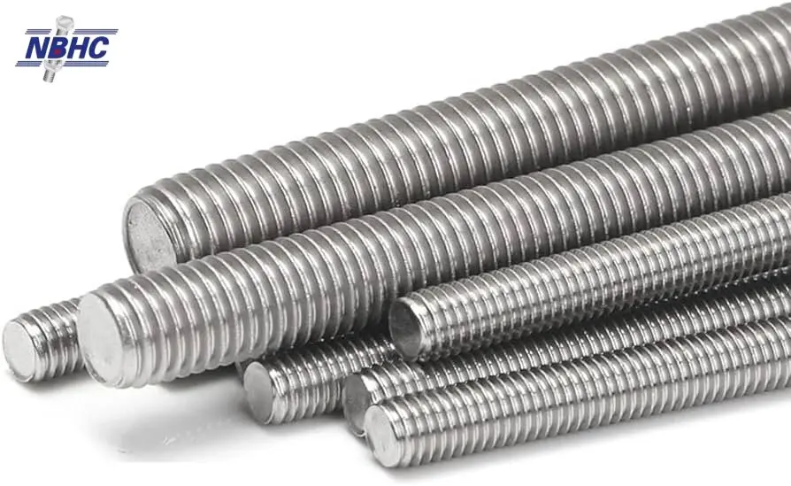 NBHC001TR Hot Sale SS304 A4 Thread Rod Full Thread Stud Bolt 3/8 5/16 Threaded Rod